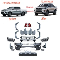 Facelift Bodykit za Toyoto Hilux 2016-2020 Facelift do 2024 Hilux z žarometi, zadnja luč, rešetka, odbijač